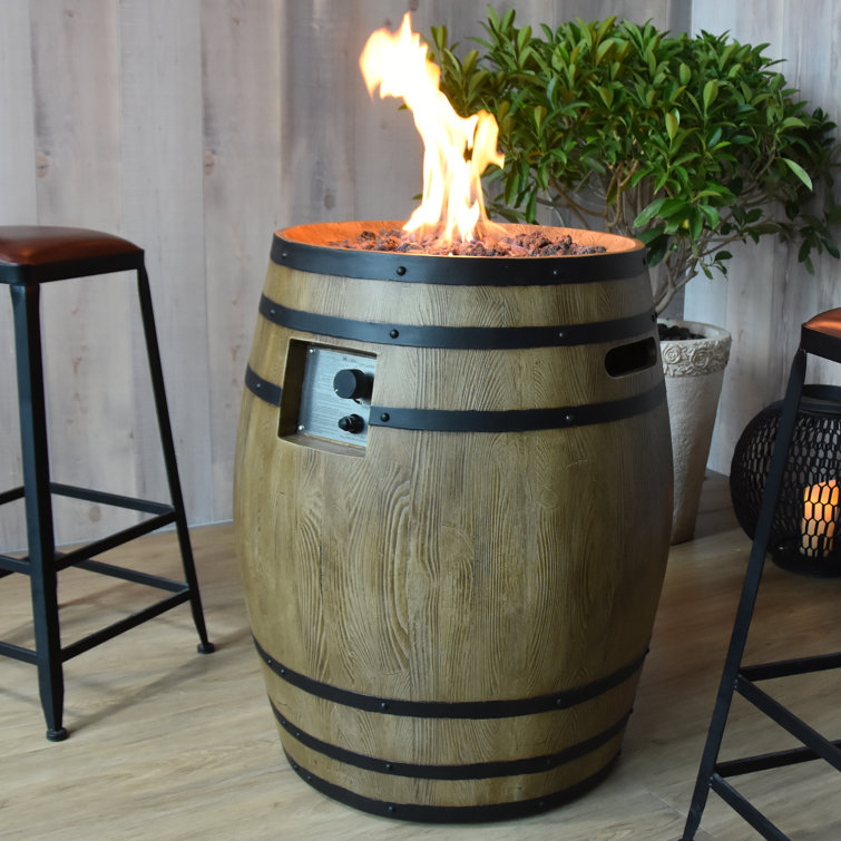 Rosalind Wheeler Tisch mit Feuerstelle Porvoo Wayfair.de